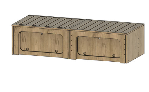 Ply sliding camper van - van, bed