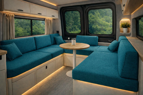 Foam cushions for campervan - for,