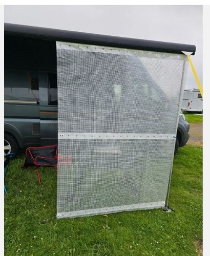 Motorhome camper van - camper, awning