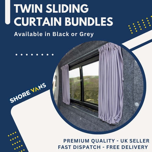 Curtains twin sliding - curtains,