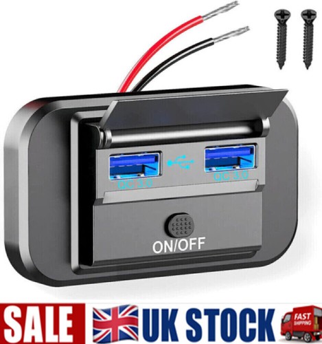 12v dual usb fast charger - fast,