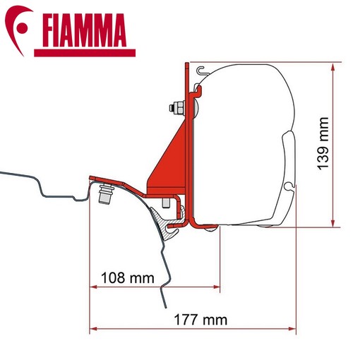 Fiamma awning bracket kit f45 - awning,