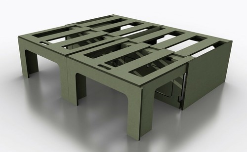 Sliding camper van bed - camper,