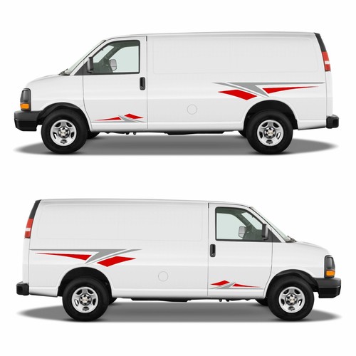 Graphics decals grey red - decals,,