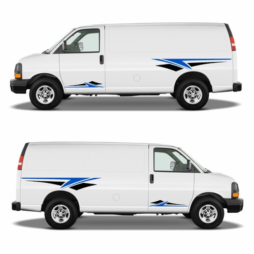 Graphics decals blue black - decals,, &