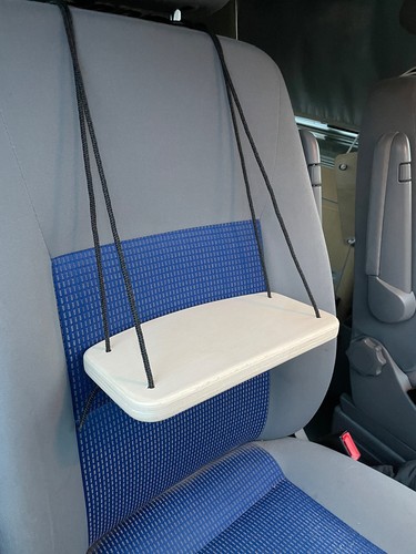 Campervan pop top roof step
