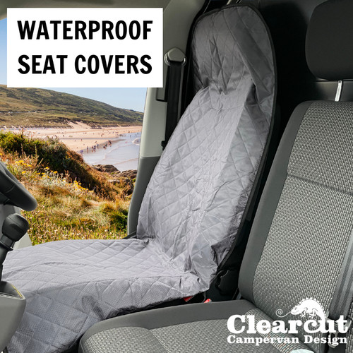 Van front seat cover - front,