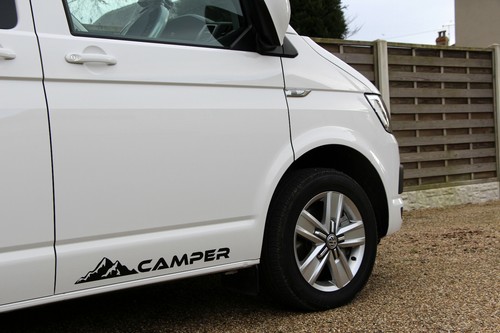 Campervan camper logo stickers - campervan,