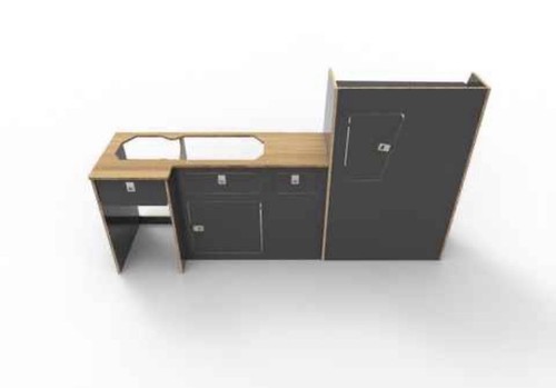 Campervan kitchen unit - campervan, vw