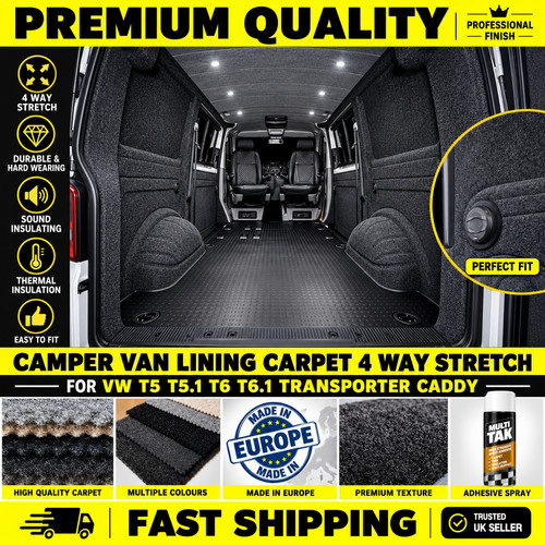 Camper van lining carpet - van,