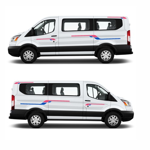 Graphics decals pink blue - decals,,