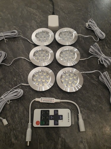 12v interior led spot - 6x,