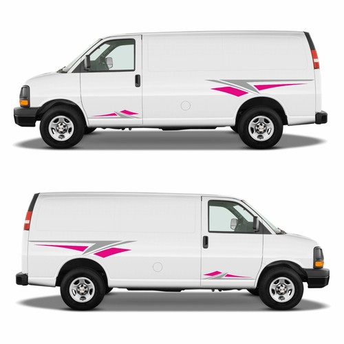 Graphics decals grey pink - decals,, &